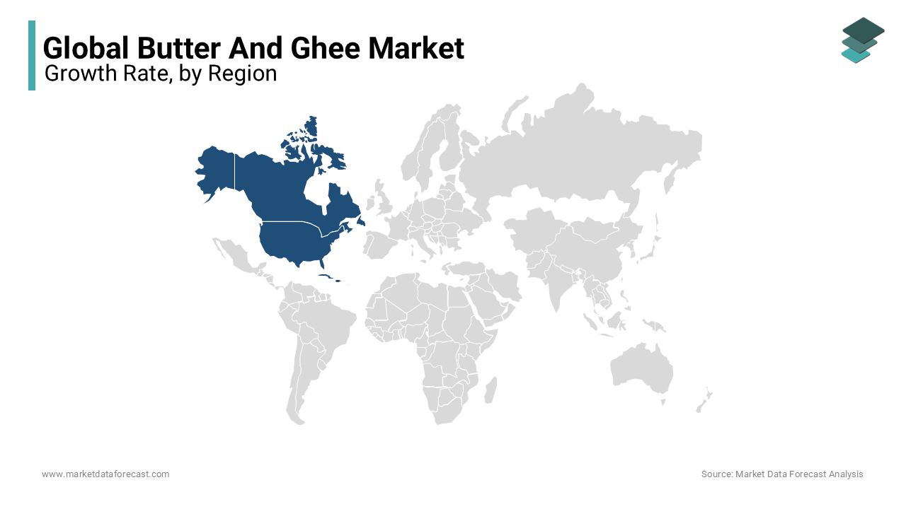 Asia Pacific is leading the butter and ghee market and is expected to maintain its position