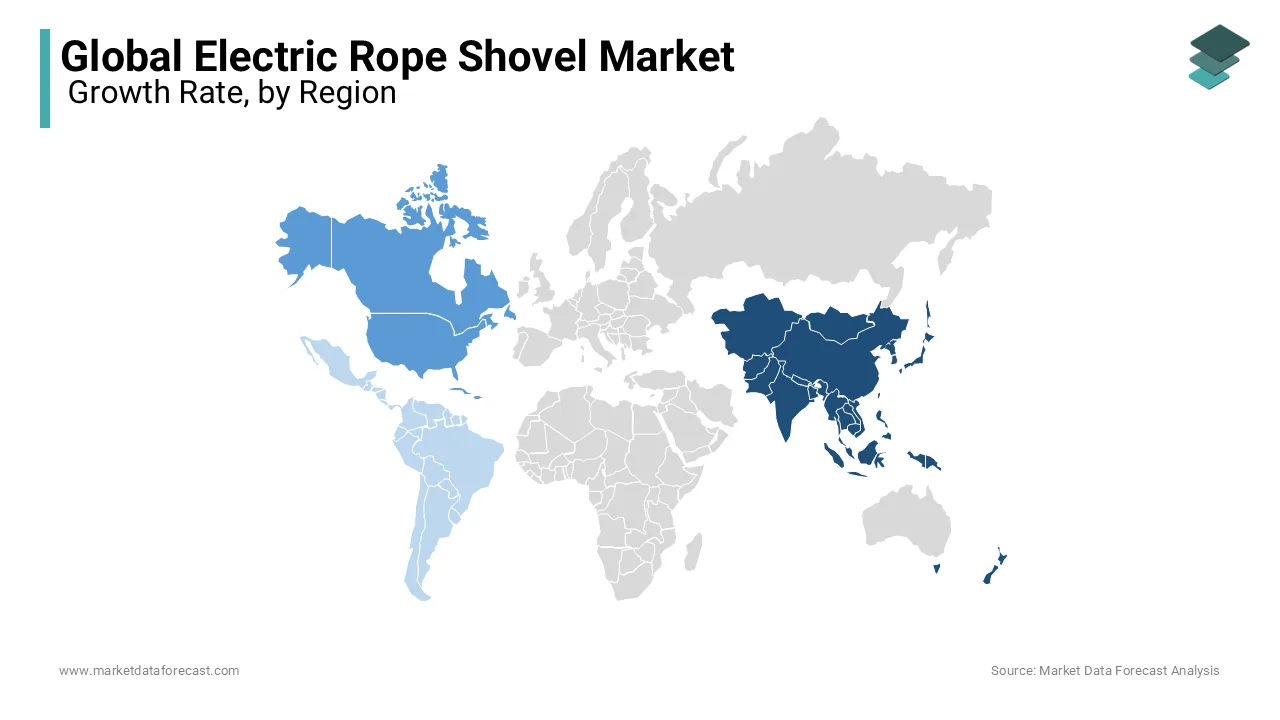 Asia Pacific electric rope shovel market grows with coal mining investments in india and china.