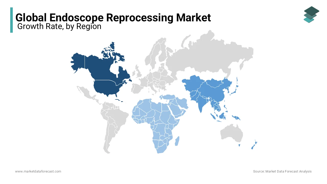 NA leads endoscope reprocessing market, driven by tech adoption, regulations, and healthcare.