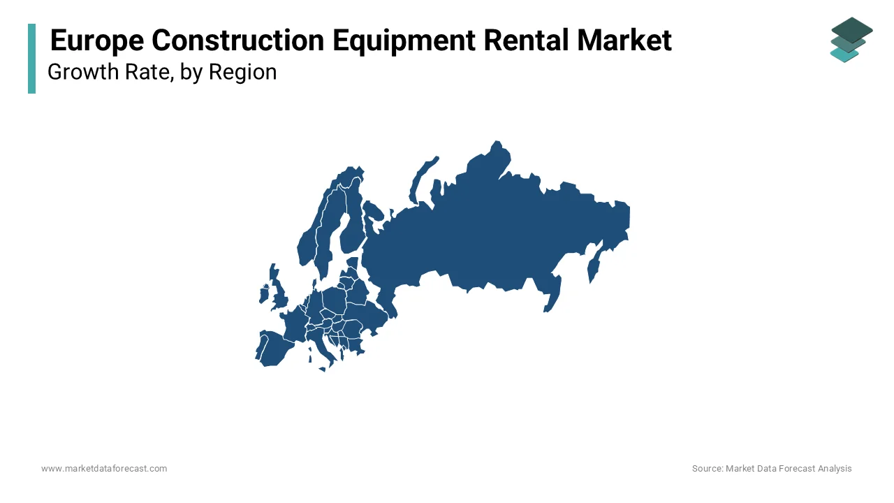 Based on region, Germany emerged as the top performer in the European construction equipment rental market in 2024