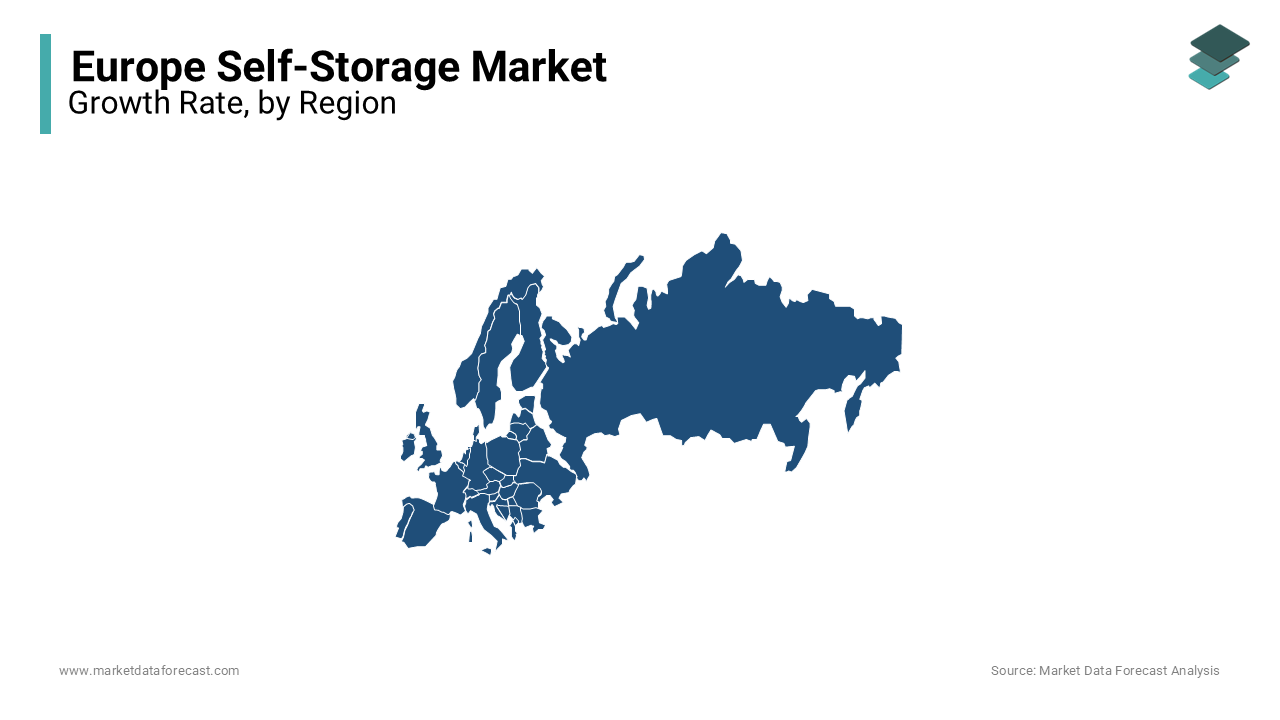 The UK is the undisputed leader in the European self-storage market, holding the largest market share