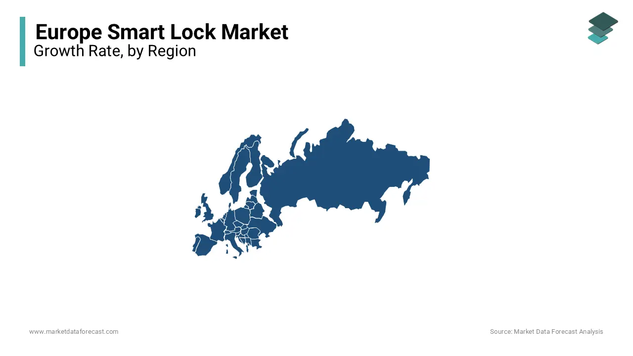 The UK is currently leading the smart lock market in Europe.