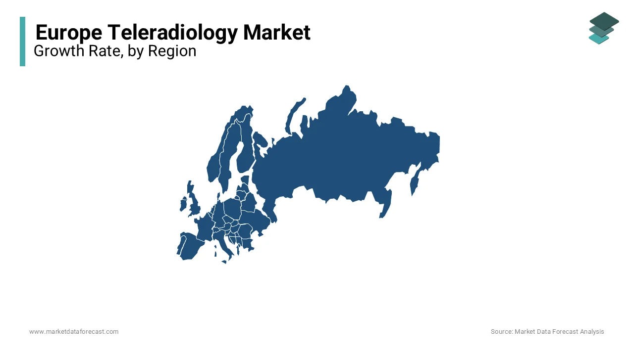 The UK followed by Germany are leading the teleradiology market in Europe currently.