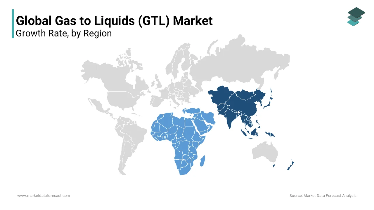 Asia-Pacific led the Gas to Liquids (GTL) Market in 2023 and is expected to maintain its dominance.