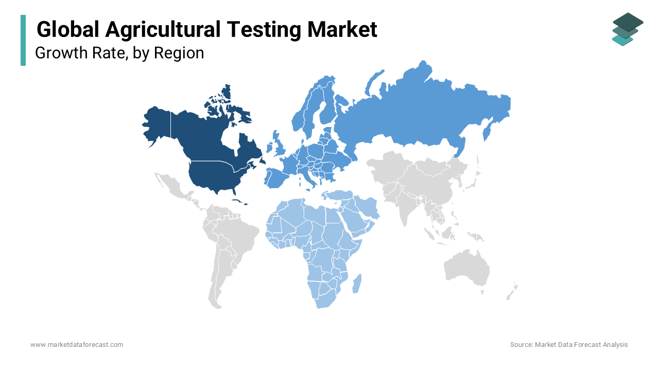 The United States and Canada have well-established agricultural sectors with high levels of technology adoption.