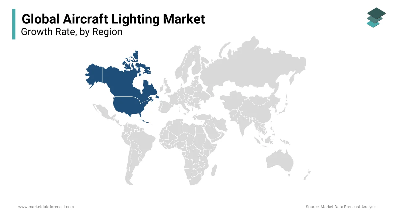 North America's Aircraft Lightning market growth is driven mainly by the high demand for air travel.