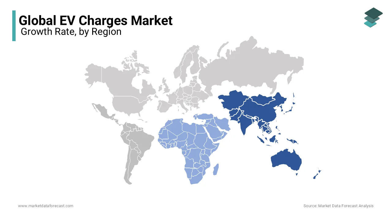 Asia-Pacific led the EV chargers market with 45.5% share in 2024