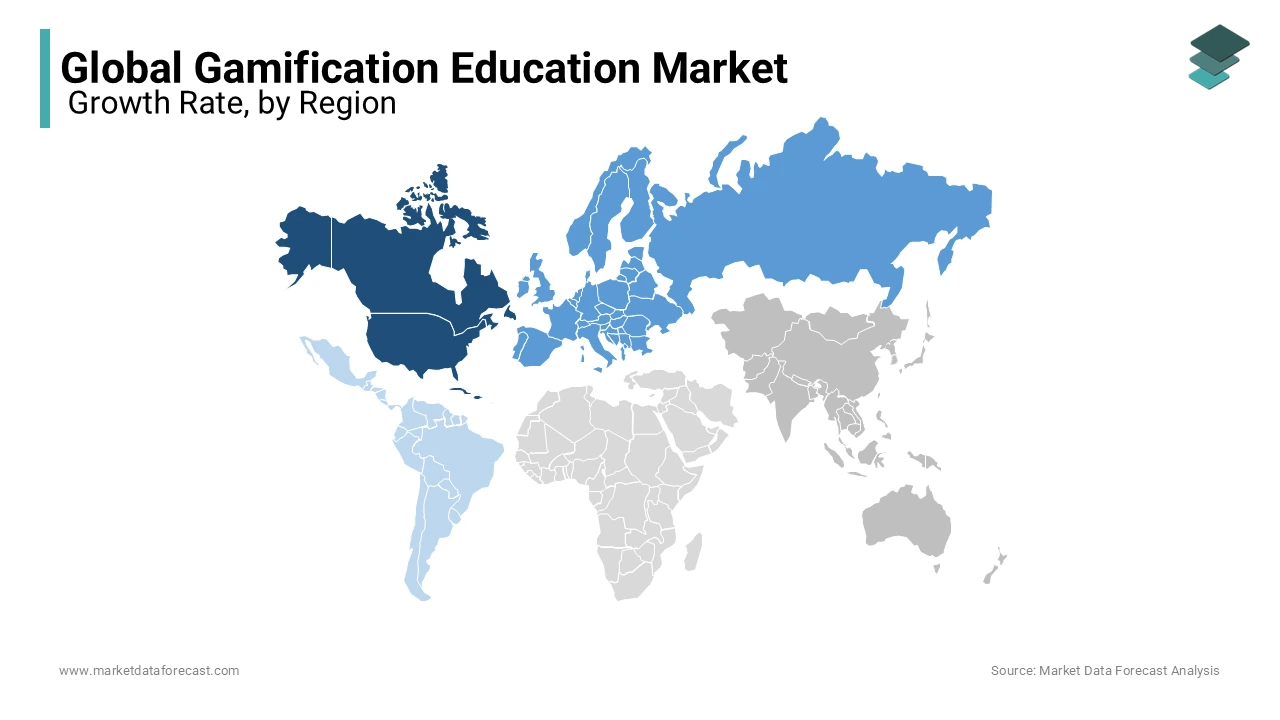 NA is dominating the Gamification Education Market due to its advanced technological landscape.