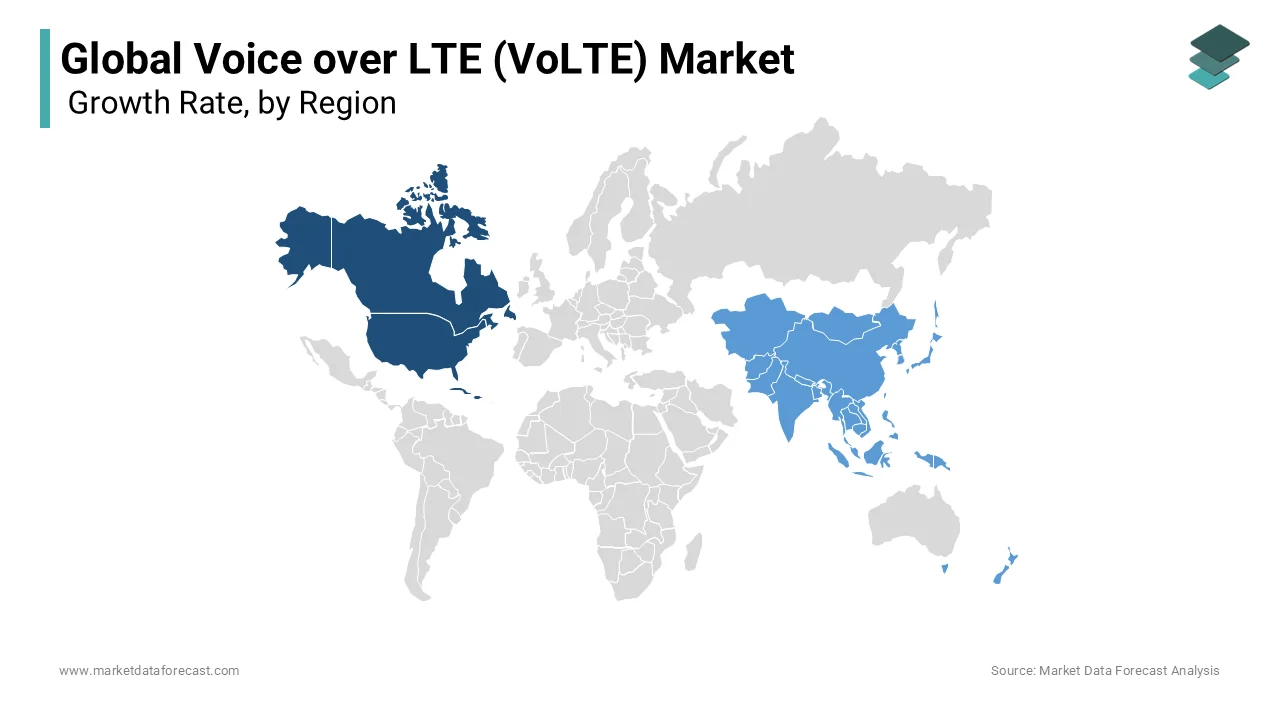 North America is expected to dominate the global VoLTE market during the outlook period.