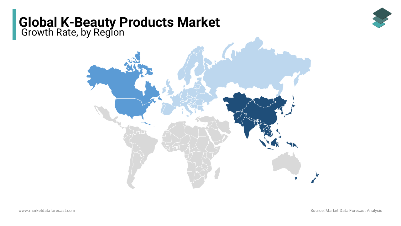 Asia Pacific dominated the global K-beauty products market in 2023