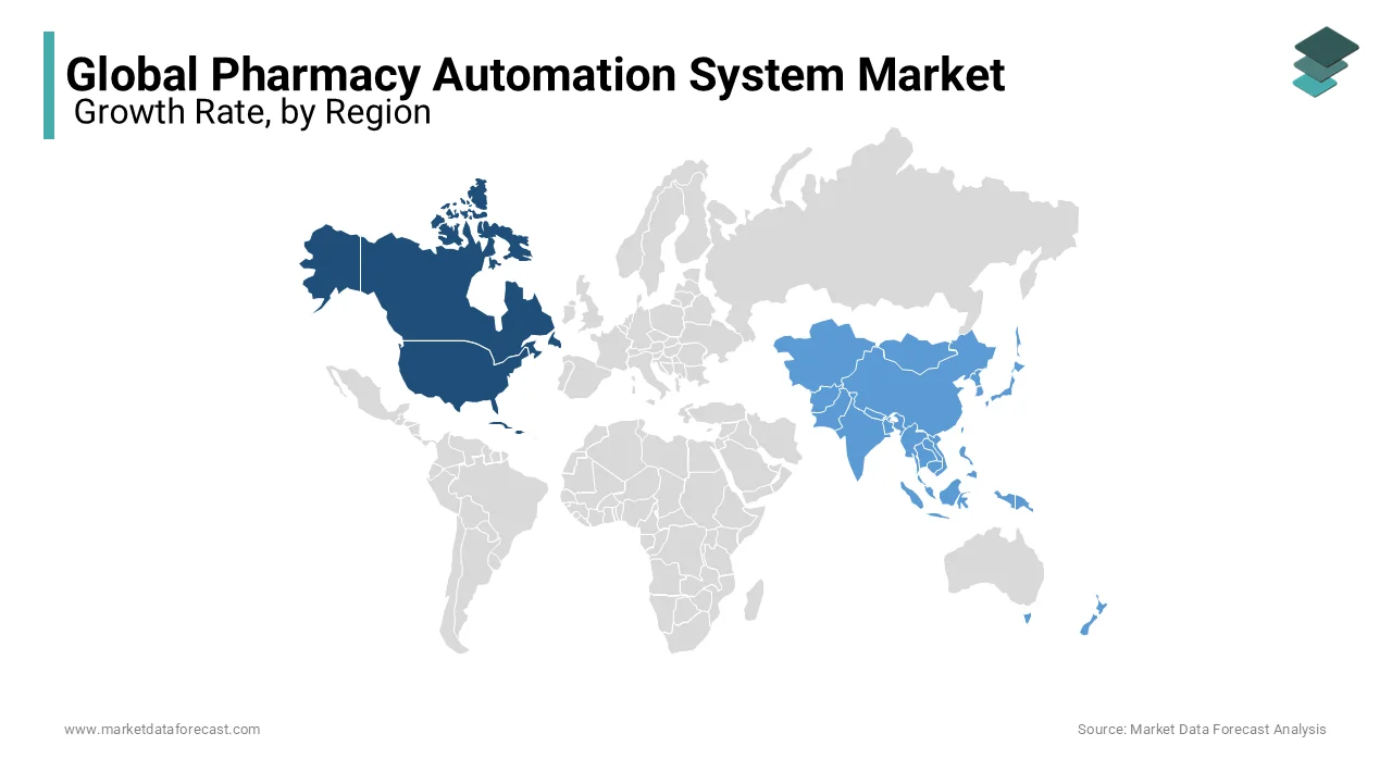 The Pharmacy Automation System Market sees significant growth in North America due to rising patient safety concerns and quick technological advancements.