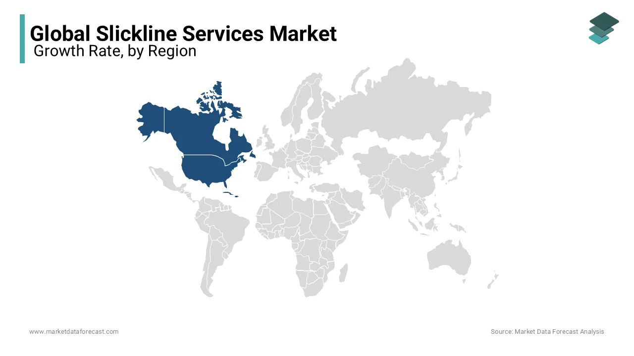 North America is set to dominate the slickline services market in 2023 due to rising energy needs.